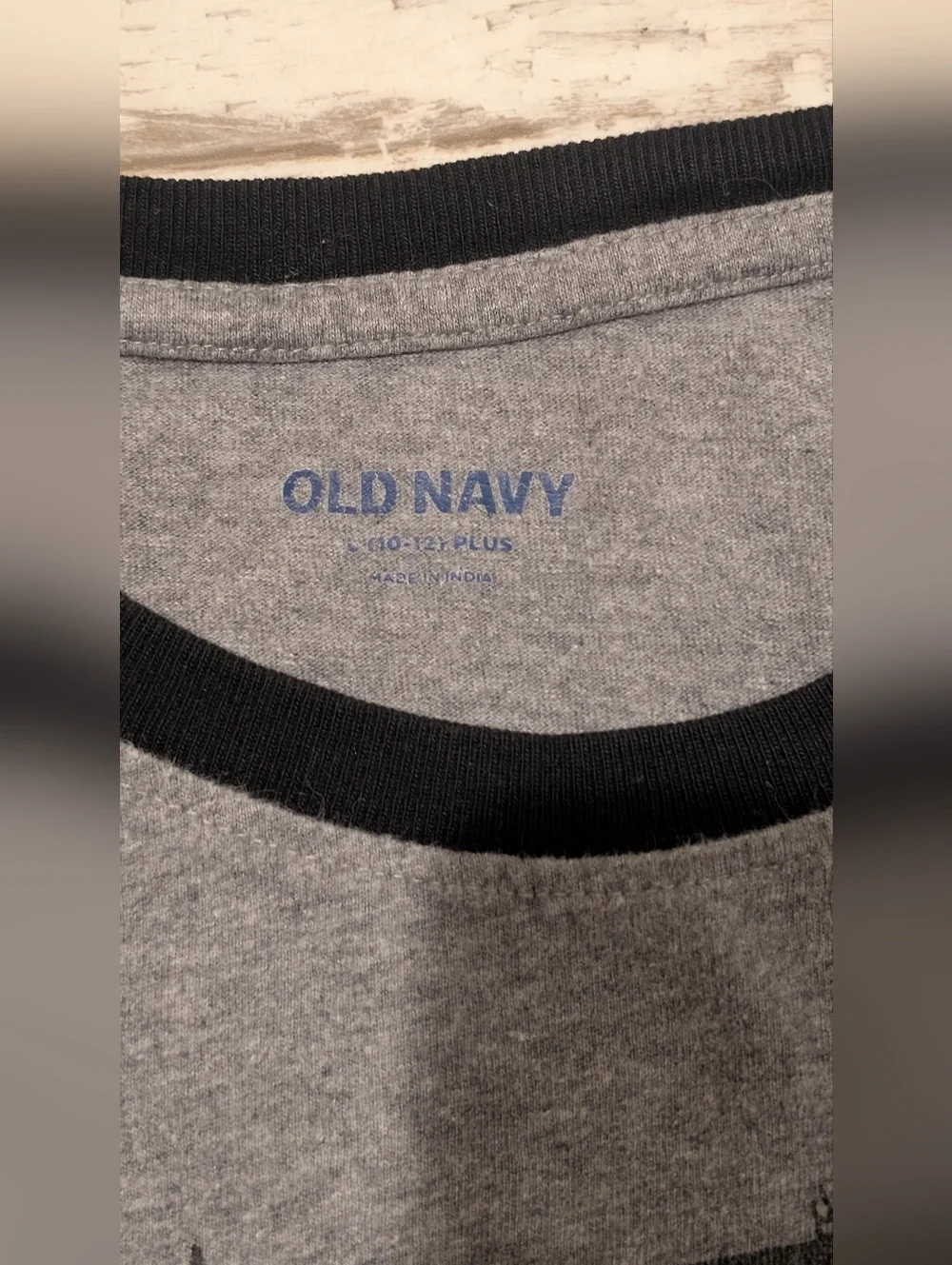 Old Navy Kids SK8 Raglan Tee - Gray, Black & Pink